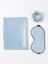 [Lyseblå] SilkSilky-DK 19Momme Pure Silk Pillowcase Set 004