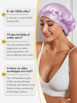 [Lavendel] SilkSilky-DK Sovehætte 005