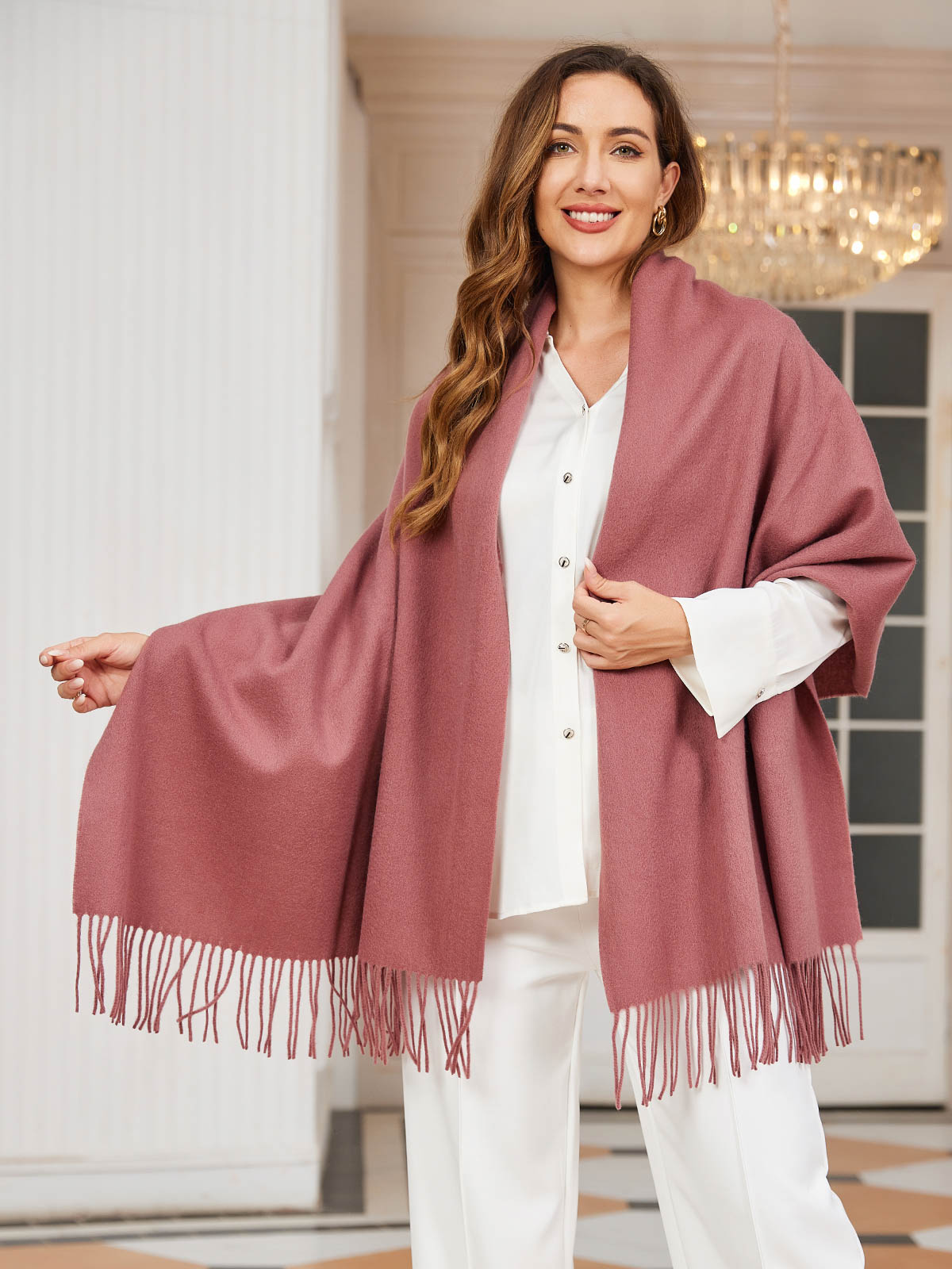 [Bleg Mauve] SilkSilky-DK Scarf 001