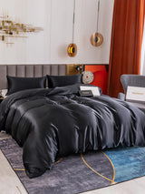 [Sort] SilkSilky-DK 19Momme Sengesæt 003
