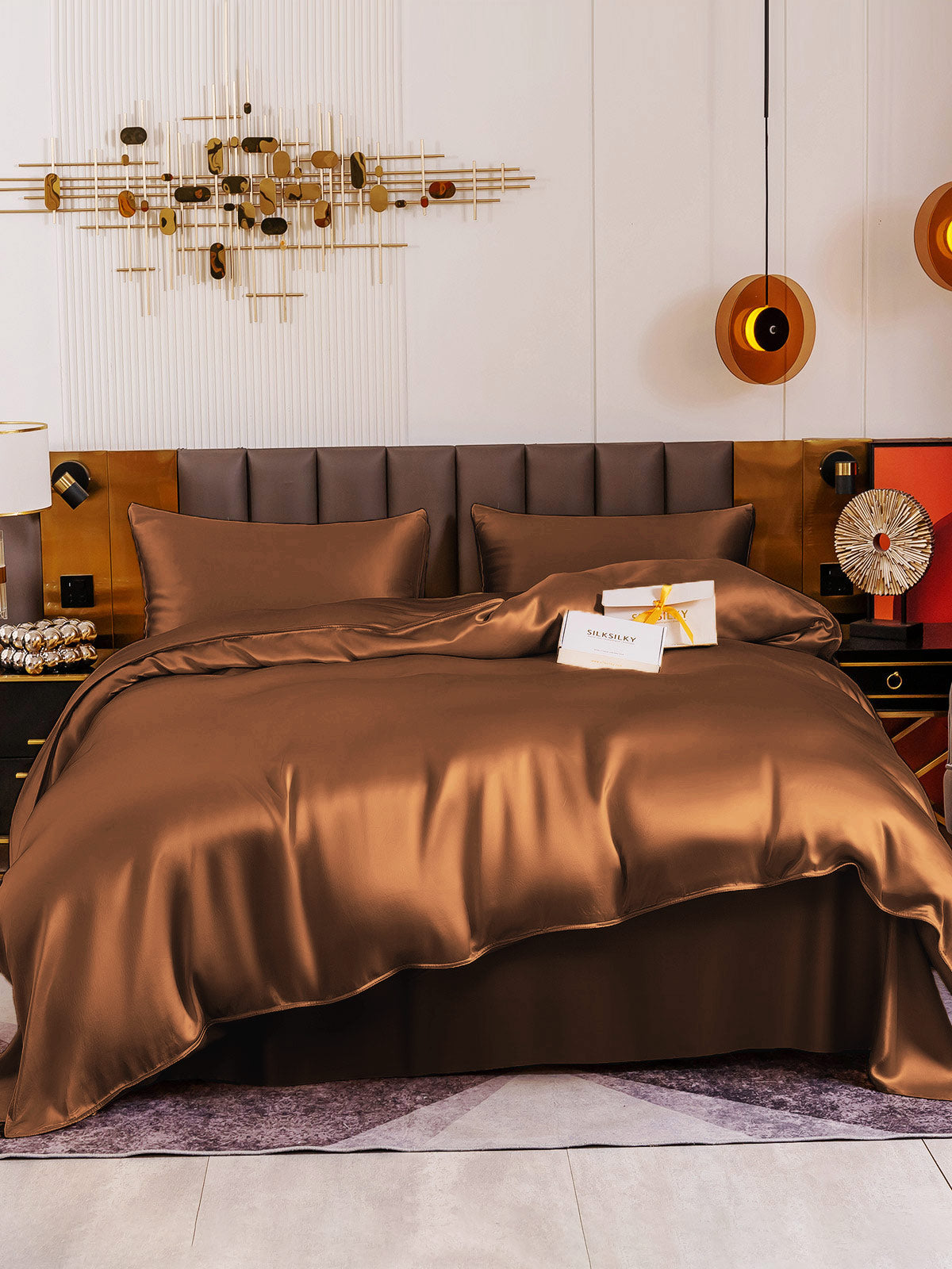 [Kaffe] SilkSilky-DK 19Momme Bedding Set 002