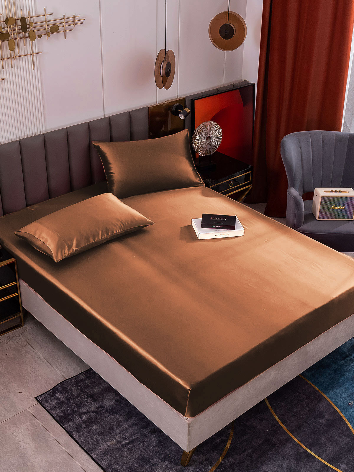 [Kaffe] SilkSilky-DK 19Momme Bedding Set 001