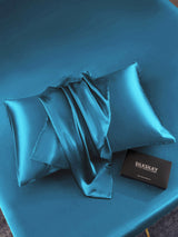 [Blågrøn] SilkSilky-DK 19Momme Pillowcase 005