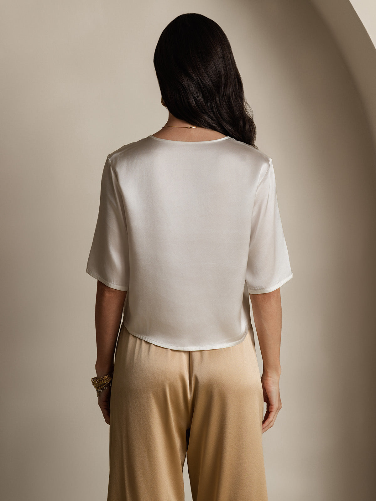 [Hvid] SilkSilky-DK Womens T-Shirt 002
