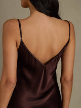 [Kaffe] SilkSilky-DK Sleeveless V Neck Natkjole 005