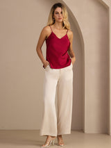 [Vin] SilkSilky-DK Sleeveless V Neck Camisole Top 006