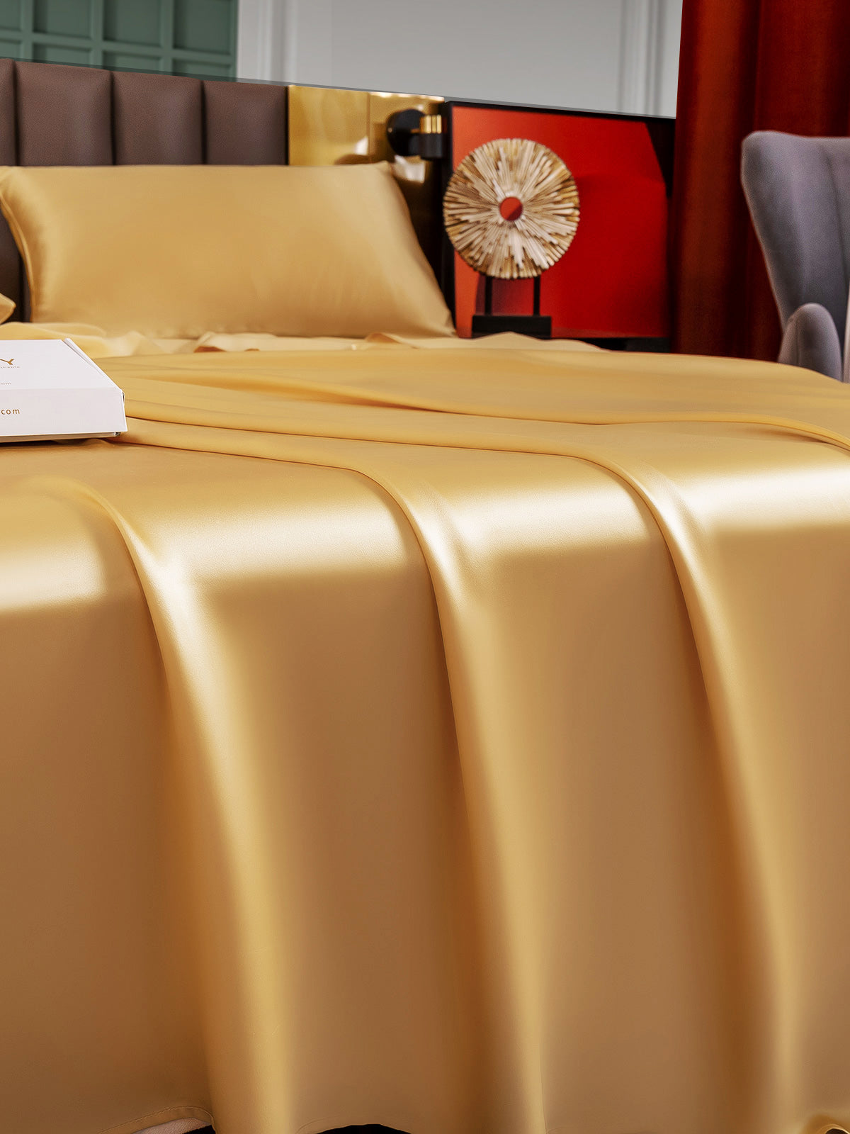 [Champagne] SilkSilky-DK 25Momme Bedding Set 002