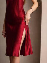 [Vin] SilkSilky-DK Sleeveless Kjole 004