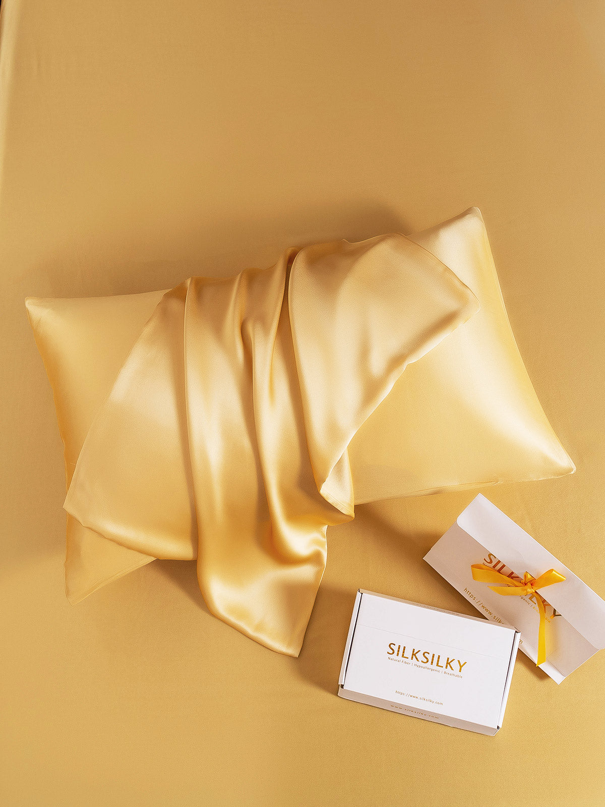 [Champagne] SilkSilky-DK 19Momme Pillowcase 006