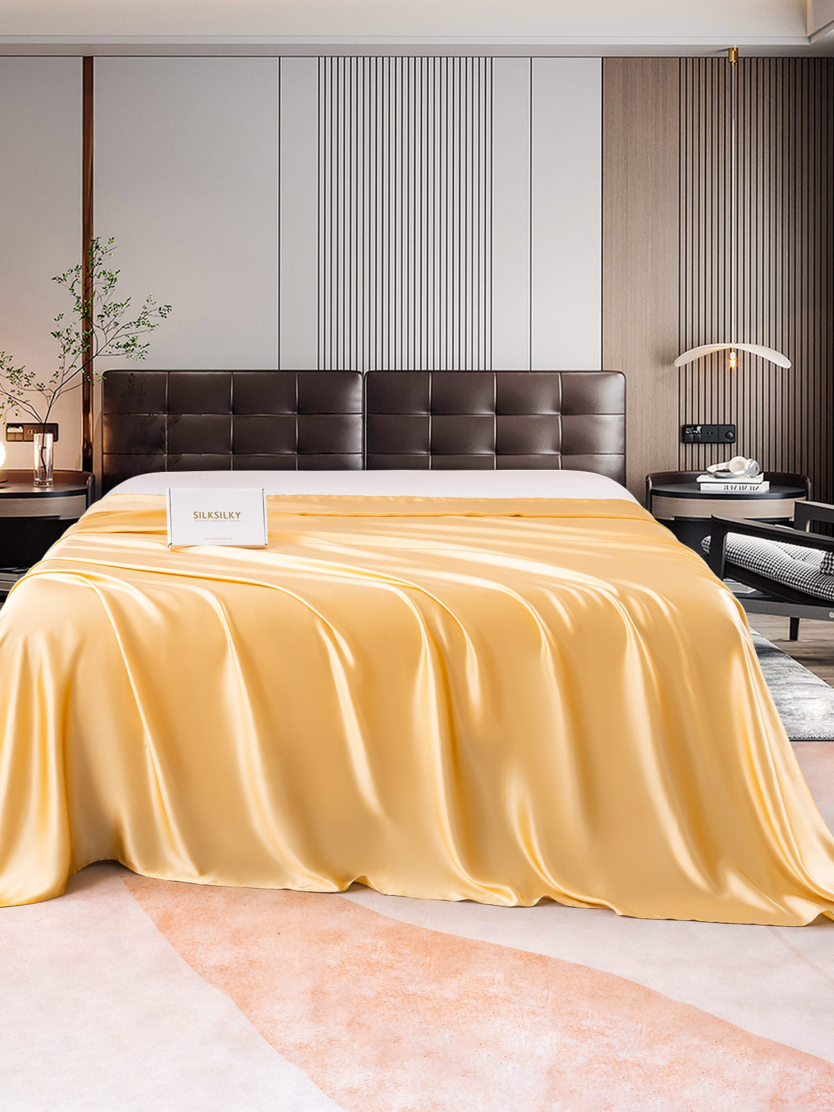 [Champagne] SilkSilky-DK 22Momme Sheet 001