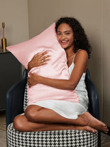 [Lyserød] SilkSilky-DK 19Momme Pillowcase 002