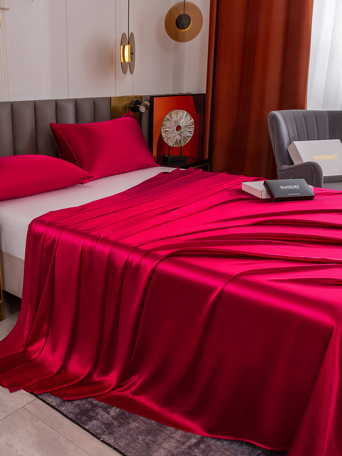 [Vin] SilkSilky-DK 19Momme Bedding Set 005
