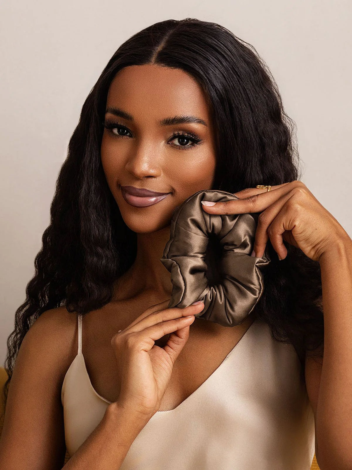 [Brun] SilkSilky-DK Silke Scrunchie 001