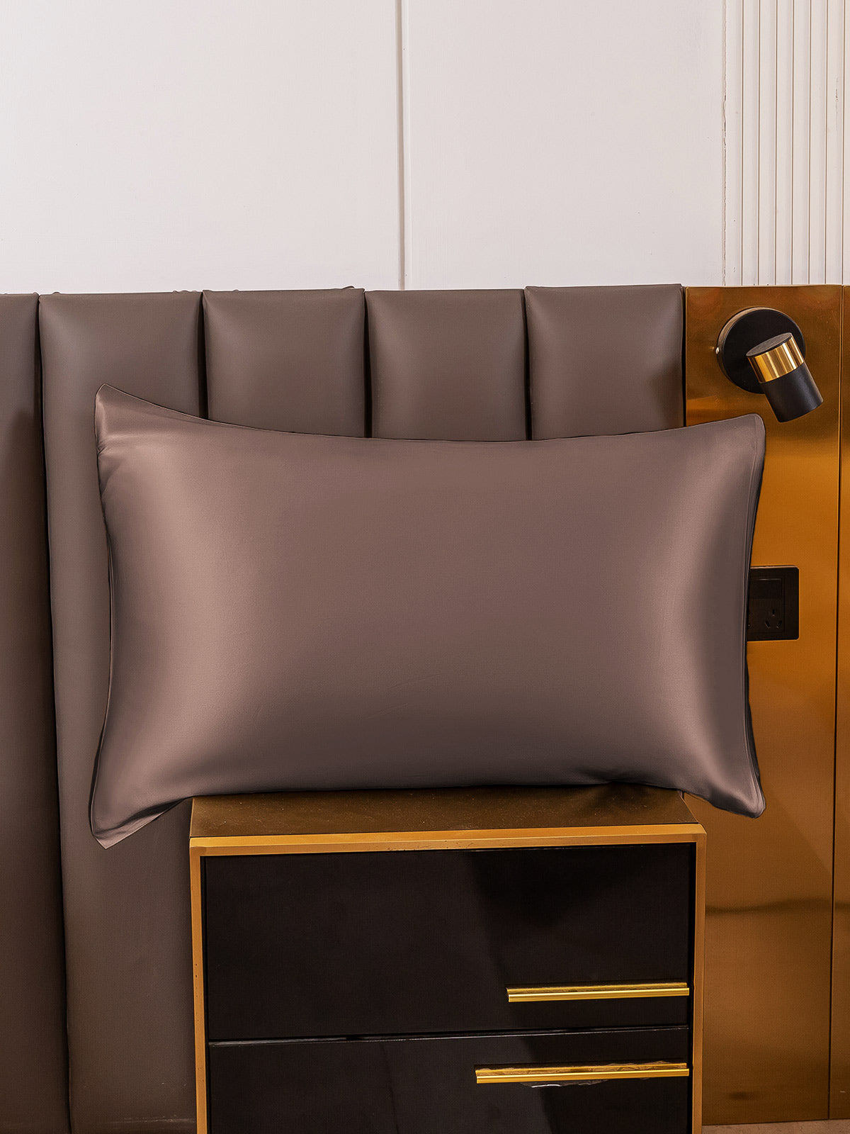 [Brun] SilkSilky-DK 19Momme Pillowcase 001