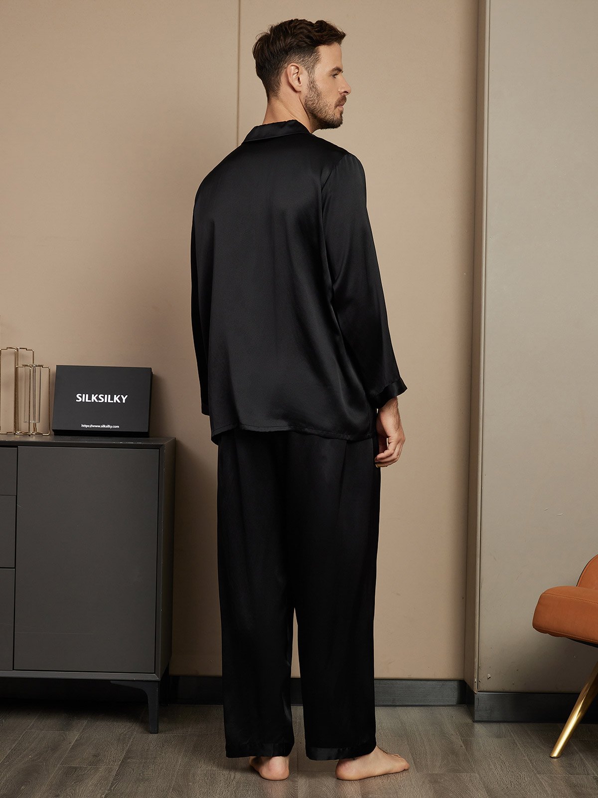[Sort] SilkSilky-DK Mens Pajamas 002
