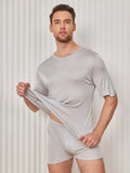 SilkSilky-DK Mens T-Shirt Lysegrå 001