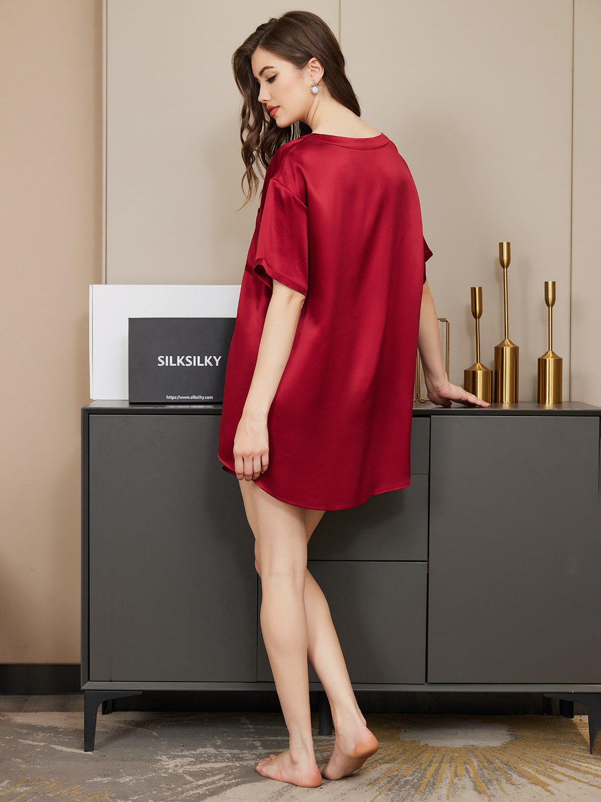 [Vin] SilkSilky-DK Womens Pajamas 007