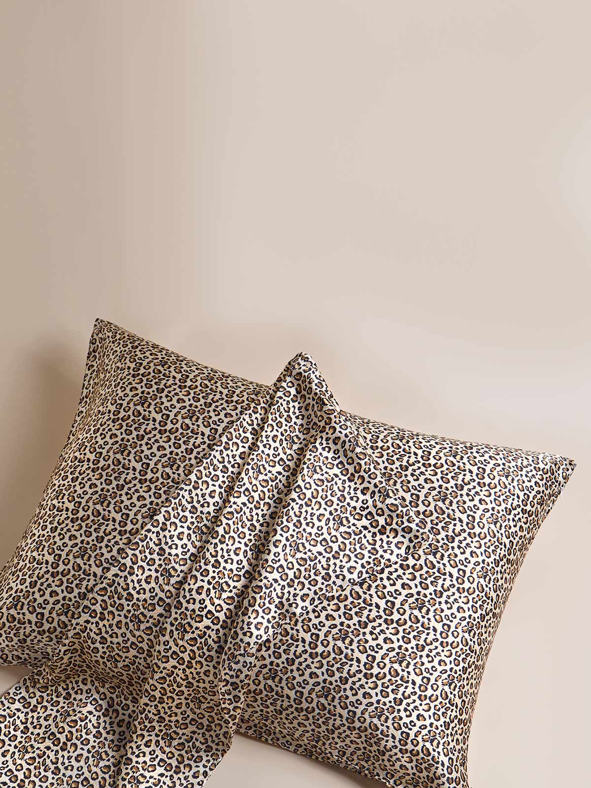 [Leopard] SilkSilky-DK 19Momme Pillowcase 004
