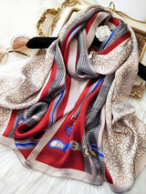 [P090] SilkSilky-DK Pure Silk Scarf 001