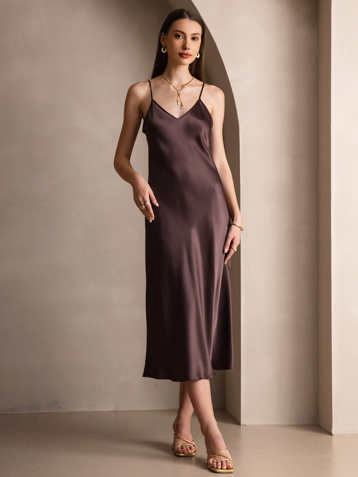 [Kaffe] SilkSilky-DK Dress 003