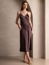 [Kaffe] SilkSilky-DK Sleeveless V Neck Kjole 003
