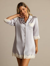 [Lavendel] SilkSilky-DK Silke Nightshirt 003