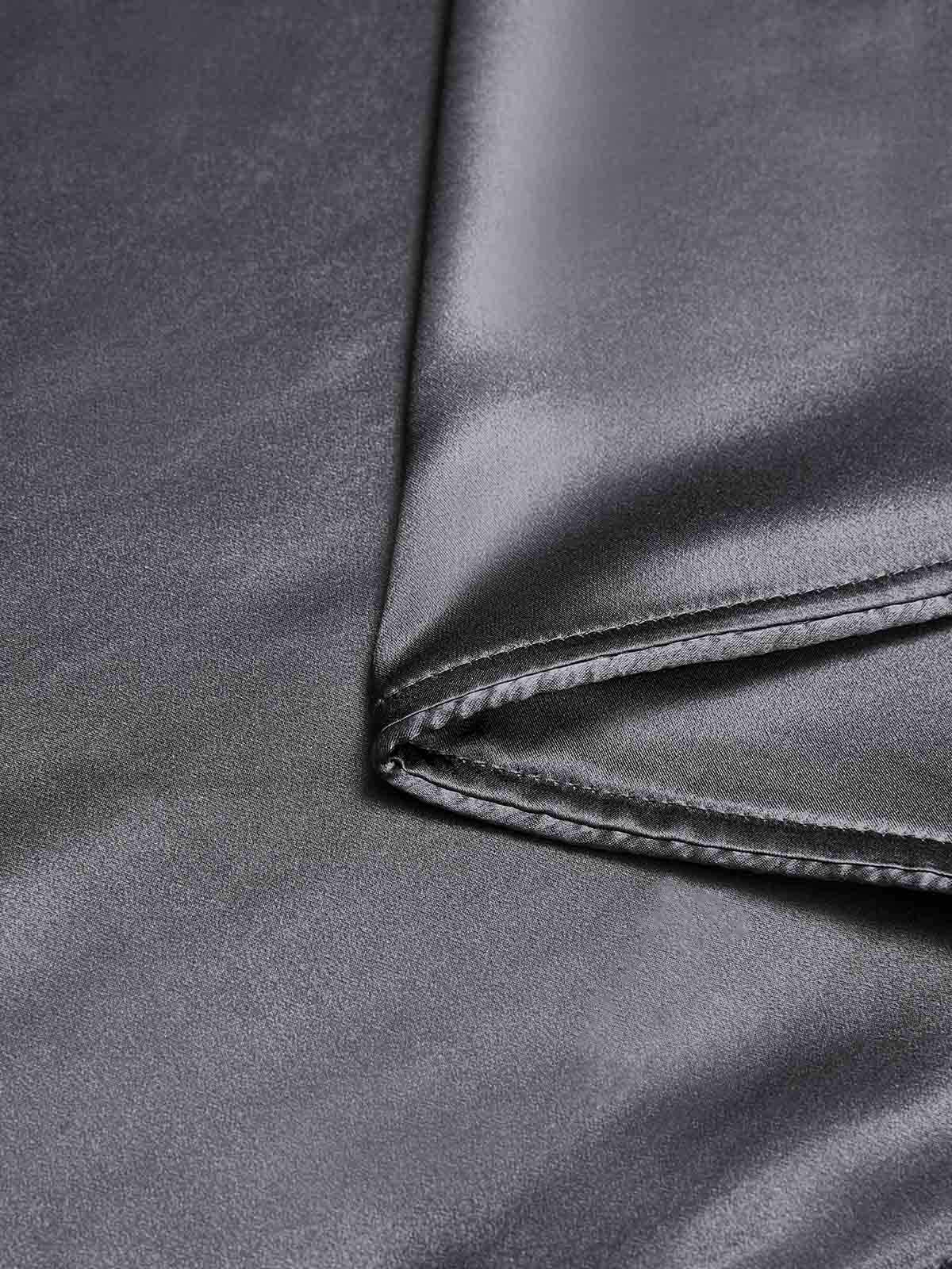 [Mørkegrå] SilkSilky-DK 19Momme Duvet Cover 004