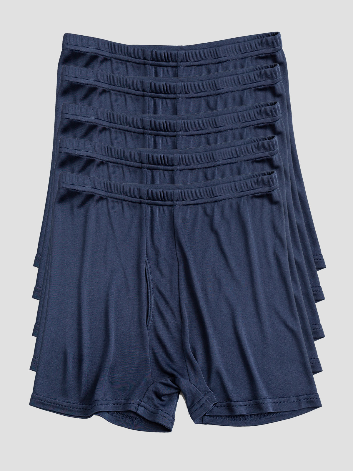 [Mørkeblå] SilkSilky-DK Mens Underwear 002