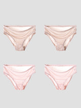 [Beige+LightPink] SilkSilky-DK Dameundertøj 003