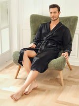 [Sort] SilkSilky-DK 19Momme Mens Robe 006