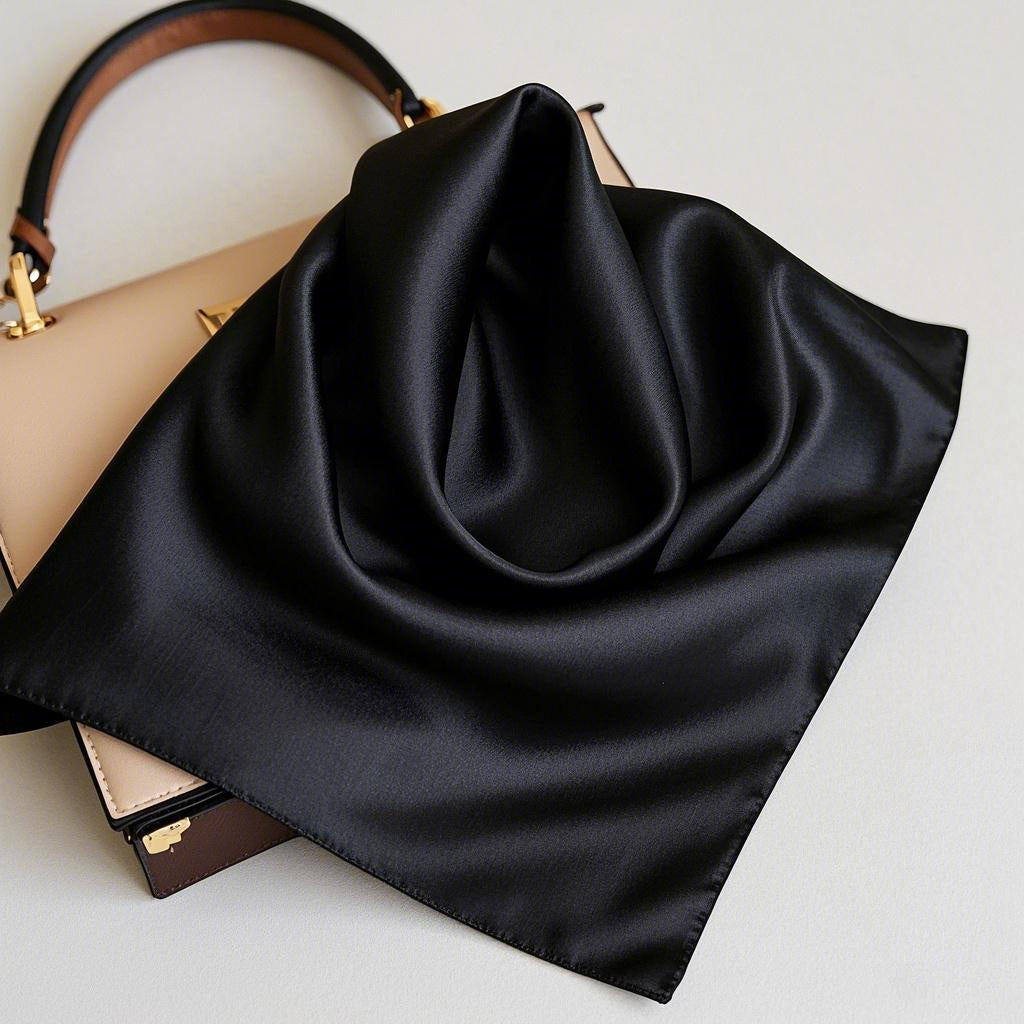 [Sort] SilkSilky-DK Halstørklæde 002