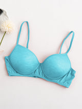 [Blå] SilkSilky-DK BH 005