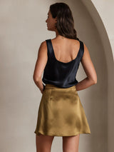 [Brun] SilkSilky-DK 19Momme Silke Skirt 002
