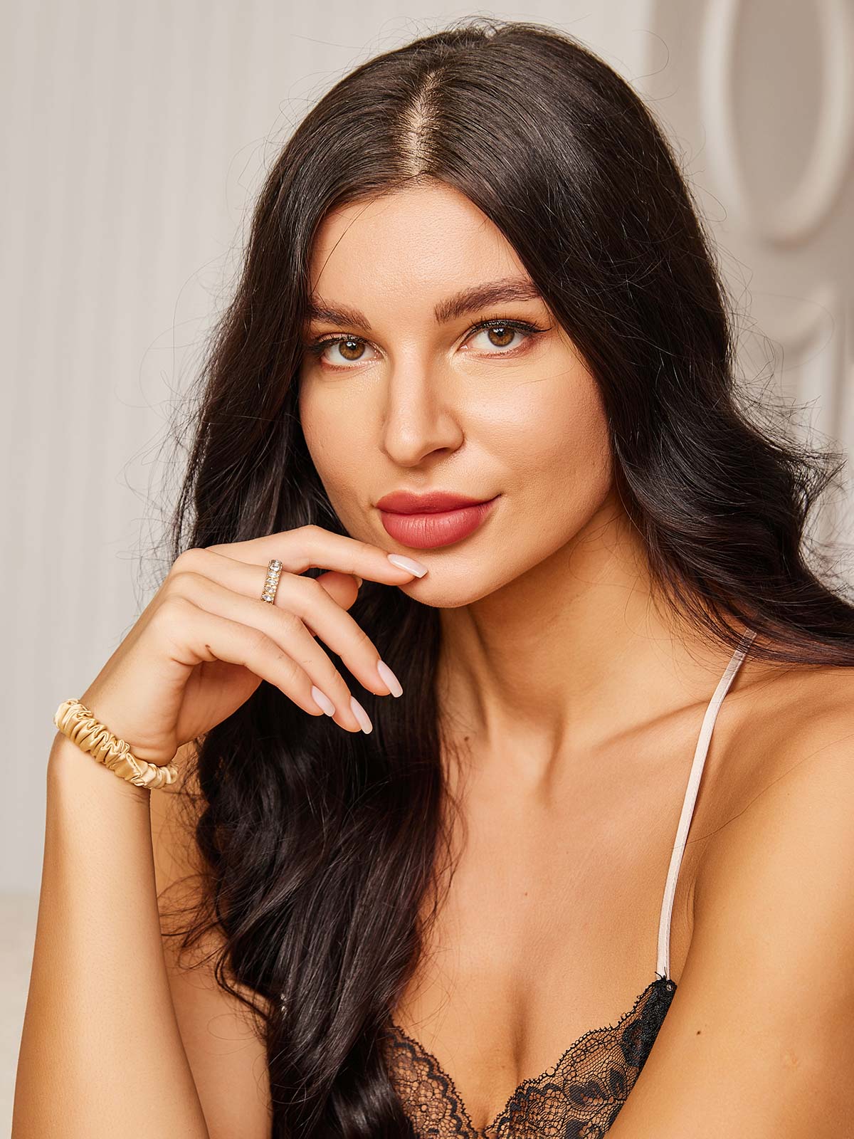 [Champagne] SilkSilky-DK 19Momme Scrunchie 003