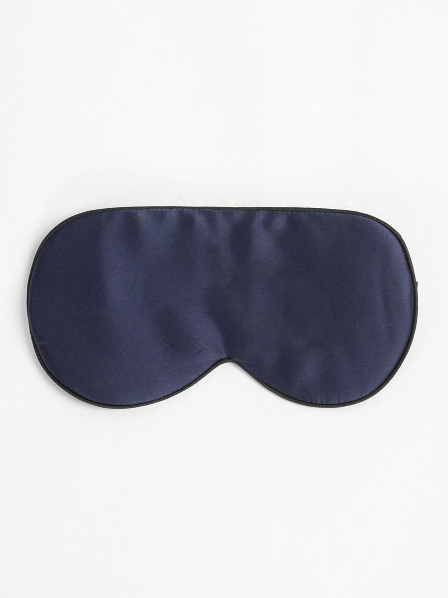 [Mørkeblå] SilkSilky-DK 19Momme Eye Mask 006
