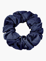 [Mørkeblå] SilkSilky-DK Scrunchie 004