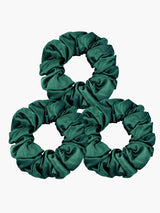 [Mørkegrøn] SilkSilky-DK Scrunchie 002