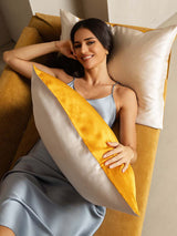 [Guld+Lys Beige] SilkSilky-DK 22Momme Pure Silk Pillowcase 003
