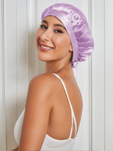 [Lavendel] SilkSilky-DK Sovehætte 005