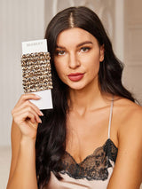 [Leopard] SilkSilky-DK Scrunchie 001