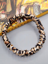 [Leopard] SilkSilky-DK Scrunchie 004