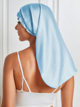 [Lyseblå] SilkSilky-DK Sleep Cap 006