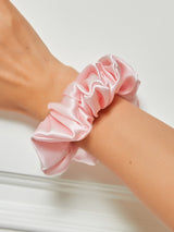 [Lys Pink] SilkSilky-DK Scrunchie 001