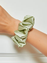 [Mintgrøn] SilkSilky-DK Scrunchie 001