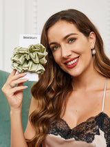 [Mintgrøn] SilkSilky-DK Scrunchie 002