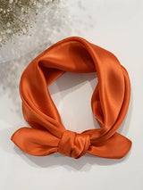 [Orange] SilkSilky-DK Halstørklæde 002