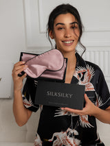 [Bleg Mauve] SilkSilky-DK 19Momme Pure Silk Pillowcase Set 001