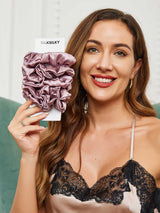 [Bleg Mauve] SilkSilky-DK Scrunchie 001
