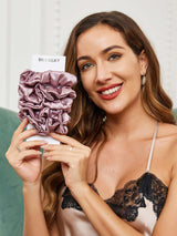 [Bleg Mauve] SilkSilky-DK Scrunchie 002