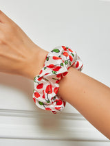 [Rød] SilkSilky-DK 19Momme Scrunchie 001